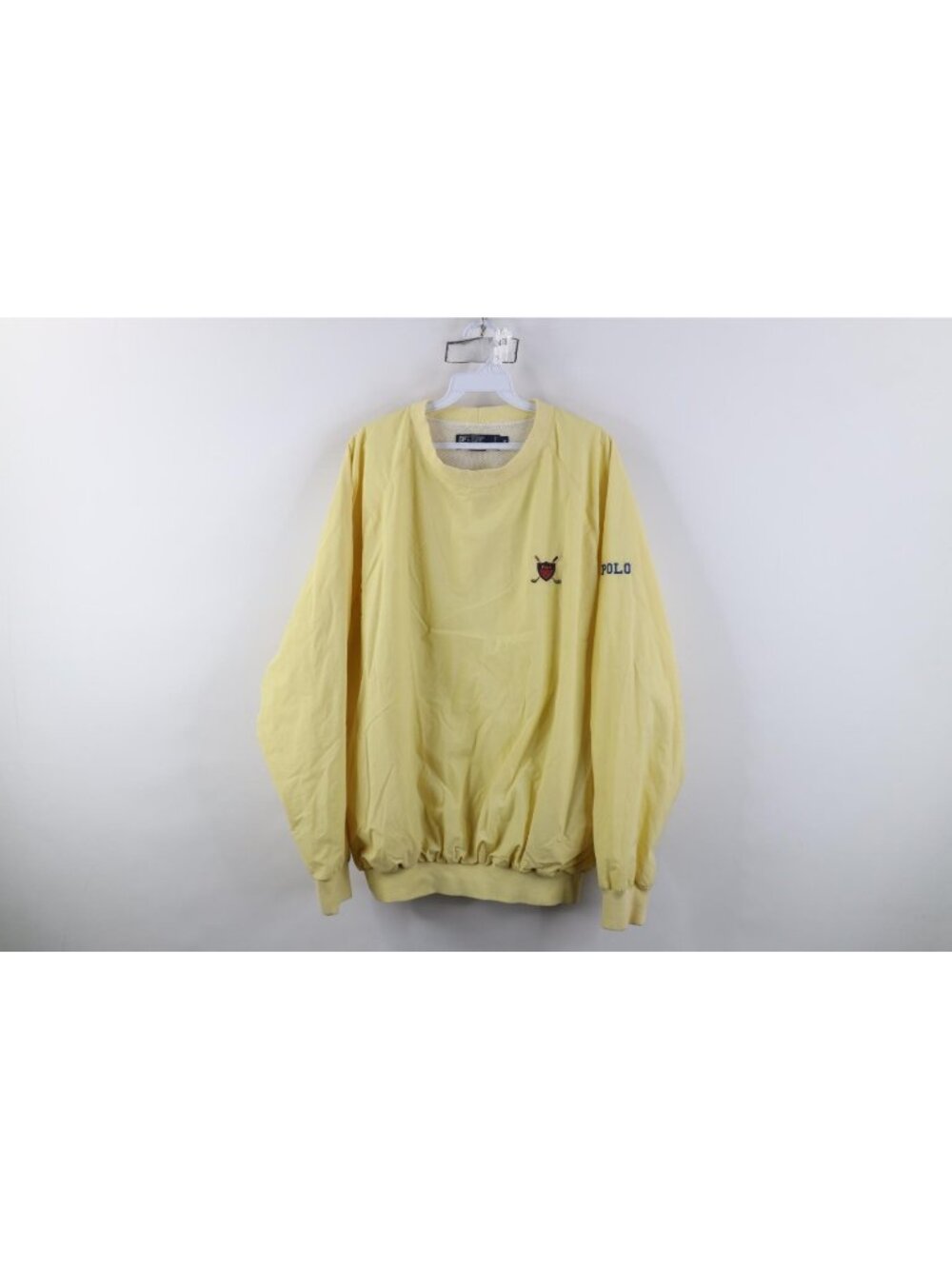 Vintage 90s Ralph Lauren Mens Small Spell Out Golf Shield Windbreaker Jacket